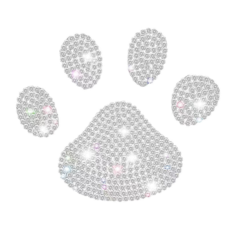 Paw Rhinestone Stickers