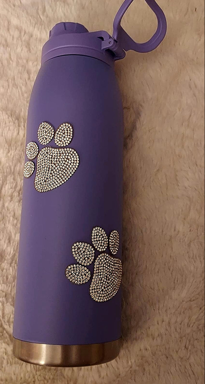 Paw Rhinestone Stickers