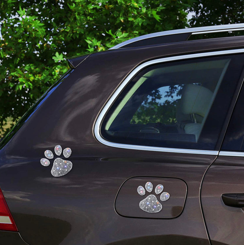Paw Rhinestone Stickers