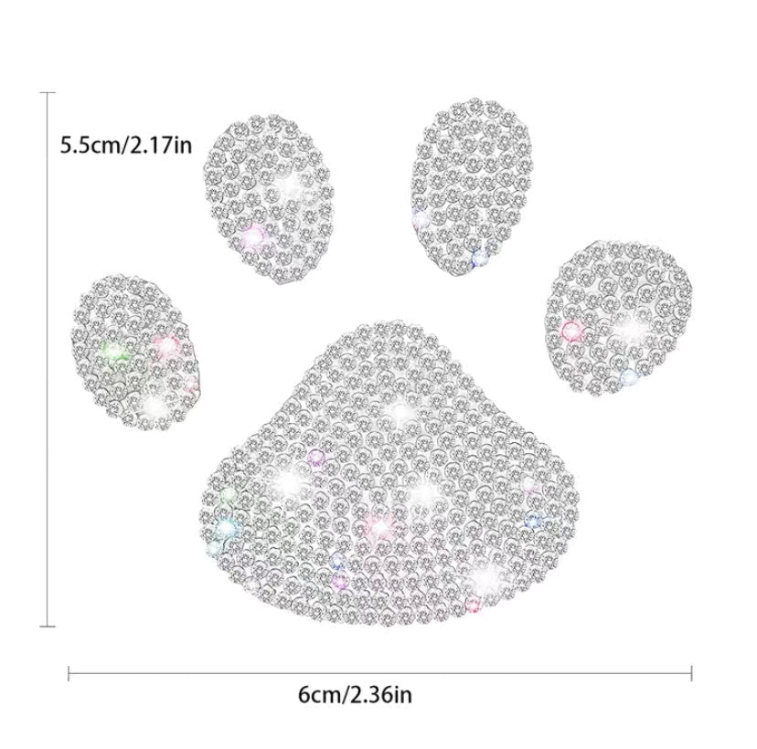 Paw Rhinestone Stickers