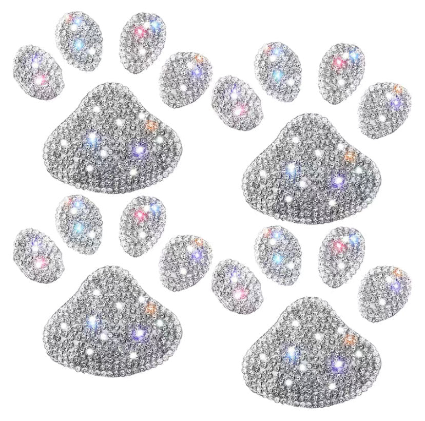 Paw Rhinestone Stickers